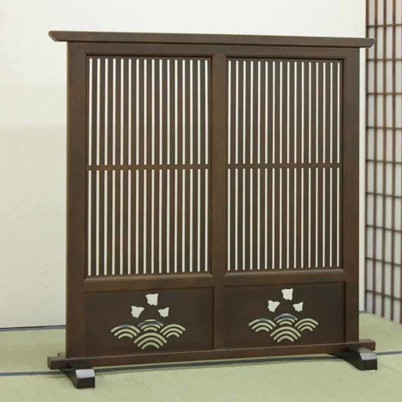 格子衝立 幅100cm 桐製 格子 天然木 衝立 間仕切り 仕切り ブラインド 和室 おしゃれ 代引不可 通販 Lineポイント最大get Lineショッピング