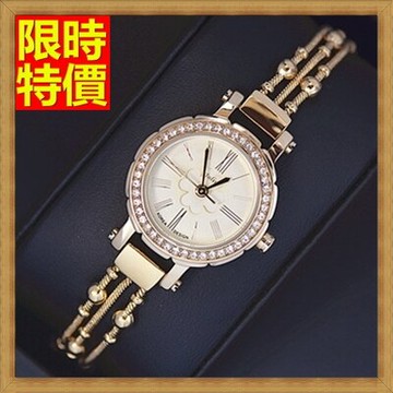 現貨+預購 手錶石英錶(手鍊造型)-時尚水鑽鋼帶女腕錶4色71r42【獨家進口】【米蘭精品】