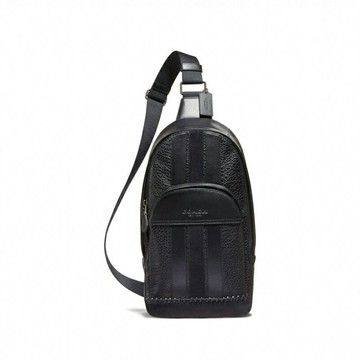 COACH 休斯頓包棒球腰包男士單肩包胸前包 F49333  ~【 菲尼斯 國際精品 ★ 疊加現抵$2099 】