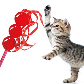 【日本CattyMan】超可愛食物造型 ~ 麵糖奶腸逗貓棒 - 4支裝