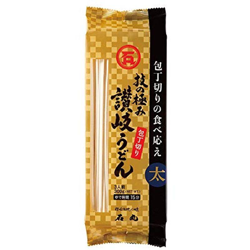 石丸製麺 技の極み 讃岐うどん 包丁切り 300g×12袋入×(2ケース)