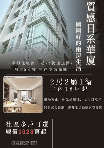 築實-永慶比爾專任多戶選｜全新兩房｜車位可租買｜台中市大里區草湖路