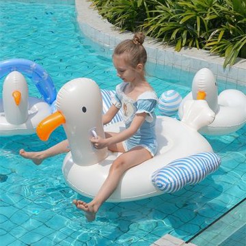 Baby童衣 ✦•商檢合格•✦ 嬰幼童遮陽坐式泳圈 海鷗造型親子共游泳圈 兒童可愛俏皮座圈 網美拍照戲水泳圈 11858