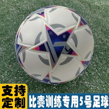 足球歐冠賽事新款pu貼皮4號5號足球青少年中小學生訓練球