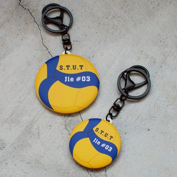 🏐客製化文字排球MIKASA吊飾🏐 4.4CM/5.8CM🏐 每款可不同文字🏐中英字數不限 [滿百出貨不含運]