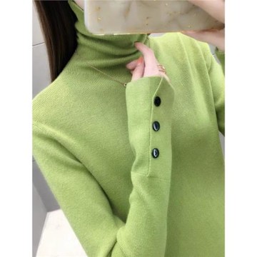 冬季女士高領毛衣女2025年新款秋冬加厚爆款時尚洋氣針織打底衫潮