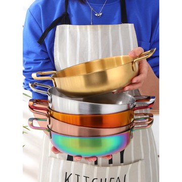 小湯鍋不銹鋼海鮮鍋旅游便攜煮面鍋學生宿舍單人份電磁爐小火鍋