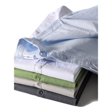 日系復古亞麻短袖襯衫男士夏季薄款寬松潮牌潮流外貿男裝棉麻襯衣