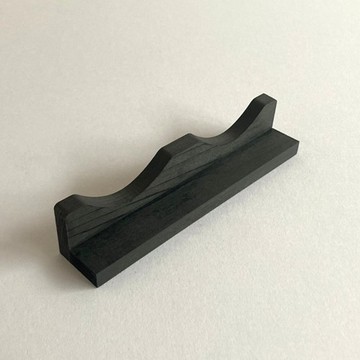 竹架、刻六燒、澀墨染色、丹山