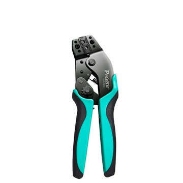 ProsKit ProsKit7.5吋接續裸端子棘輪壓著鉗CP-751C
