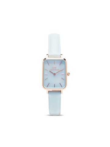 Daniel Wellington - Quadro Bluebell 26mm - women - Calf Leather/stainless steel - One Size