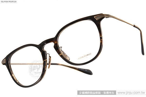 OLIVER PEOPLES 光學眼鏡ENNIS-J 1382 (黑-金) 暮光之城-克麗絲