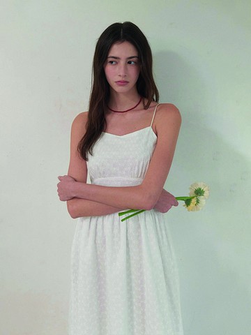 Eve full dress - White Flower