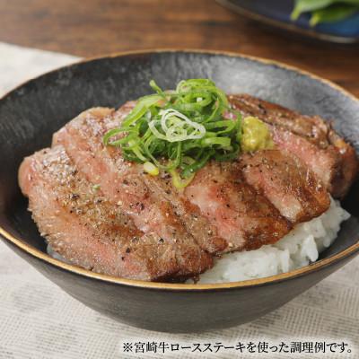 ふるさと納税 木城町 宮崎牛ロースステーキ500g　宮崎県産和牛小間切れ200g (木城町)