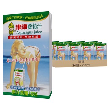 津津 蘆筍汁  250ml  24個