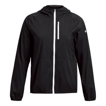 (WMNS) Under Armour Launch Lightweight Jacket 'Black White'