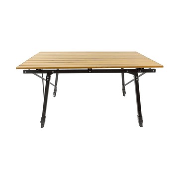 [快速出貨]【OMyCar】戶外露營木紋鋁合金蛋捲桌 (露營桌 摺疊桌 收納桌 野餐) 男性禮物 男友禮物 爸爸禮物 生日禮物 交換禮物