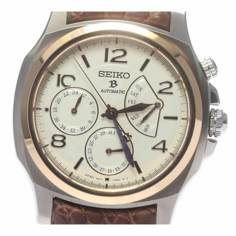 ☆良品【SEIKO】セイコー ブライツ レトログラード 300本限定 SAGN006 / 4S27-00A0 自動巻き メンズ | LINEショッピング