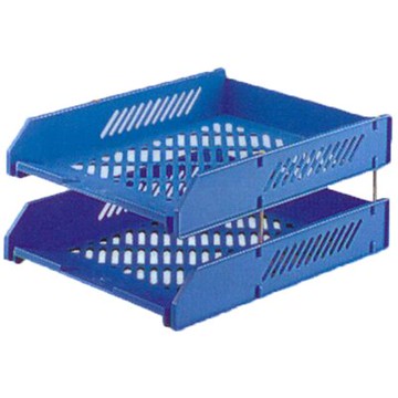 【文具通】DR 龍和塑膠組合兩層公文架DR-421黑 L3010001【領券滿額再折千12/31止】