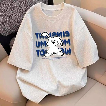 【Veee】衣服 短袖 t恤 美式復古上衣100%純棉韓系服 ins 風衣服 顯瘦 女生上衣 oversize  美式