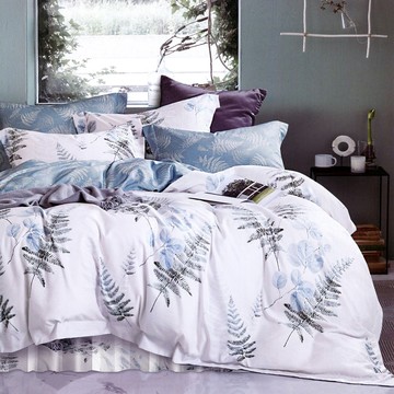 J-bedtime 床寢時光 天絲舖棉兩用被套六件式床罩組 VMB7465M  雙人  夏日飄絮  床罩組