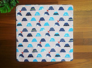 台灣二重紗手帕=富士山