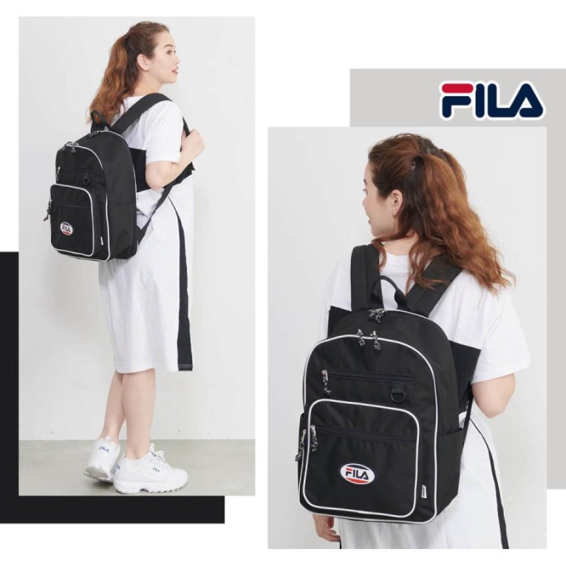 フィラ FILA リュック メンズ レディース 大容量 収納 20L A4 ワッペン