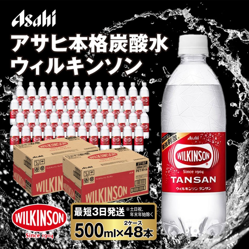 ふるさと納税 アサヒ 本格炭酸水 ウィルキンソンタンサン 250ml缶×40本