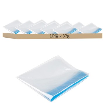 手捲式真空壓縮袋  中(39.5 x 50cm)  10個裝  1組