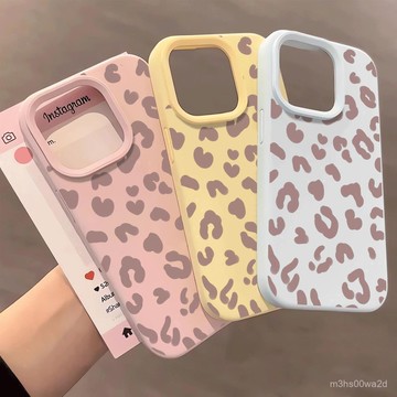 卡通滿屏豹紋 防摔 適用蘋果iPhone 16 15 14 13 12 11 Pro max XR XS 8 7P手機殼