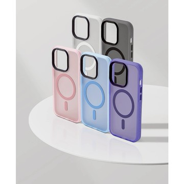 【CR科瑞亞】iPhone 13 14 15  輕透磨砂手機保護殼 Magsafe//四角防摔/螢幕加高 現貨