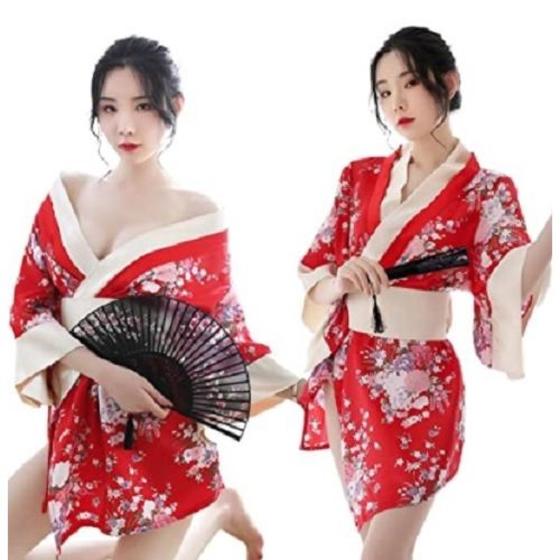 和装　女の子　着物　羽衣　ピンク Amazon.co.jp: 日本の女性の着物浴衣若い女の子ピンクプリント