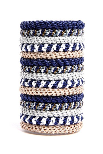 美國 L. Erickson 彈力髮圈-Sailor 粗款髮圈 分裝5入 不咬髮【南風百貨】