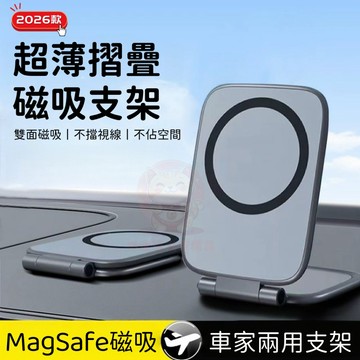 【台灣庫存 升級超薄3.5mm】magsafe 車用手機架 折疊支架 磁吸支架 汽車手機架 車用支架 手機架 G045
