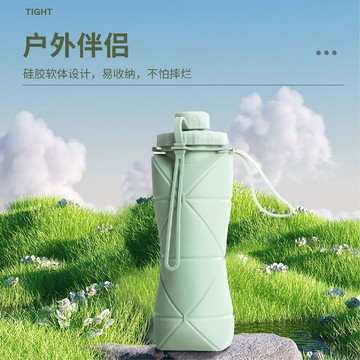 🚚臺灣出🚚硅膠水壺可摺疊大容量耐高溫戶外旅行摺疊水杯便攜壓縮水杯食品級
