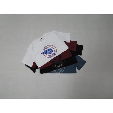 美式復古機車風街頭潮牌圓領短袖T恤滑板tee夏季男款運動薄款街舞