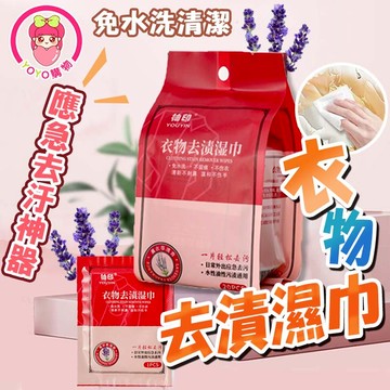 🎀 買19送1 衣物去漬濕紙巾 【60514】 快速去汙 不傷衣物 衣物去漬 去漬濕紙巾 去漬 免水洗