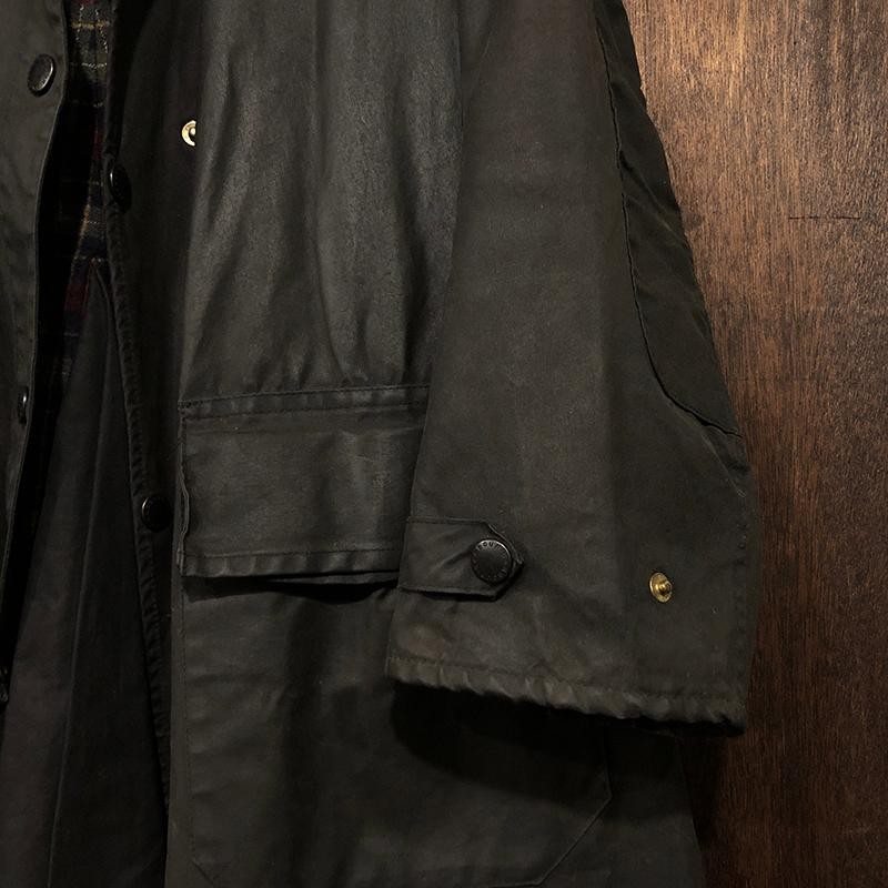 Backhouse Barbour Oild Cotton Stockman's Riding Coat Black バック