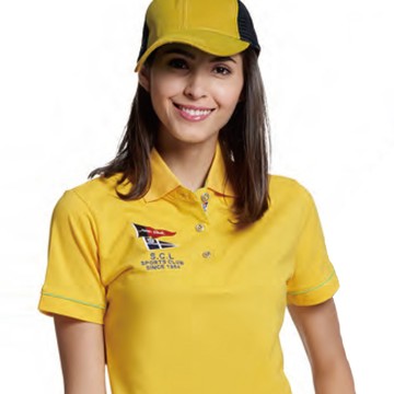 超柔棉輕膚POLO衫(黃)-女款(99138-1)