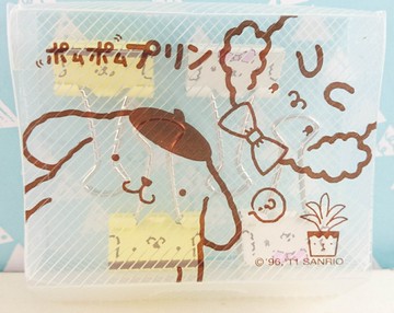 【震撼精品百貨】Pom Pom Purin 布丁狗 夾子 附盒 震撼日式精品百貨