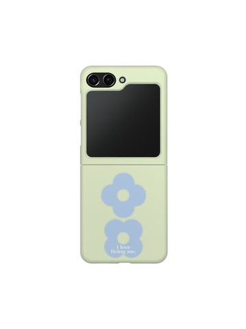 Flower Drops Gradation Design Phone Case (Z FLIP)