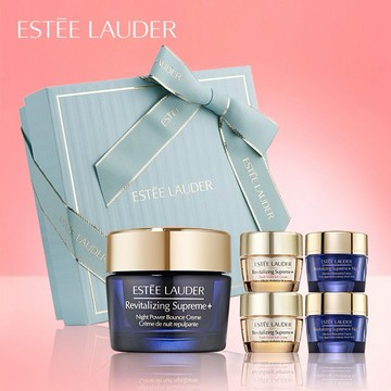 🌞🌙日夜寵愛美肌【Estee Lauder 雅詩蘭黛】無敵膠原家族日夜保養組(膠原藍霜75ml+15mlx2+膠原霜15mlx2) 晚霜 乳霜
