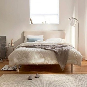 【iloom 怡倫家居】CUSINO 雙人床架-有床腳 床架 雙人床 雙人床架