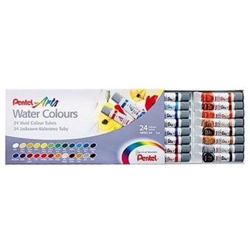 【Pentel飛龍】WFRS-24T 積層軟管水彩  24色/盒【APP滿額下單10%點數(單一帳號最高5000點)】1/31止