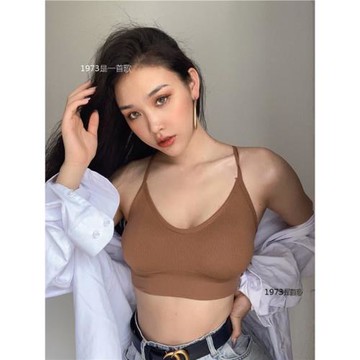 防走光美背文胸隱形內衣胸墊吊帶背心女士小胸聚攏薄款無鋼圈胸罩