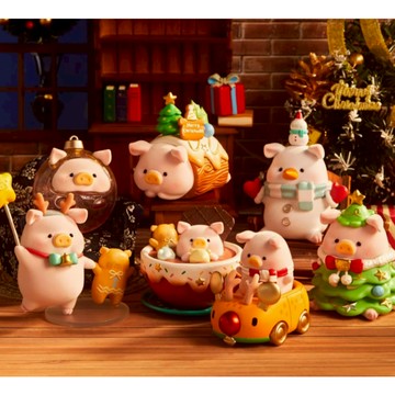 <蛋黃限定>⭐新貨到🎄 罐頭豬LULU 聖誕系列 聖誕小鎮 LULU豬 盒玩 確認款 全新現貨