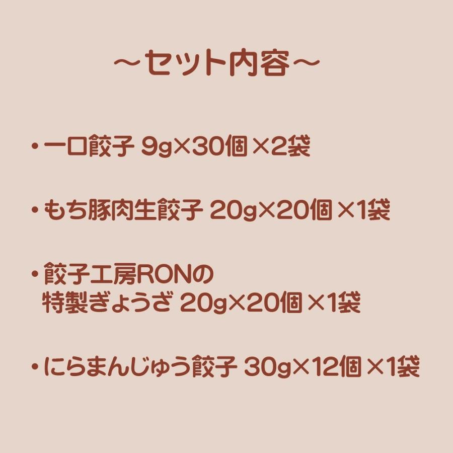  人気の餃子セット ／  送料無料（沖縄別途送料）当店で人気の餃子詰め合わせ！ 餃子工房 ロン みまつ食品