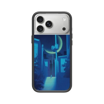 iPhone 17 Pro Max Mod NX -邊框背蓋組合 (相機按鈕) 黑 - Denise Rashidi (Surudenise) - Lofi Moon