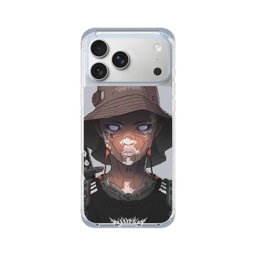 iPhone 17 Pro Max ClearX (MagSafe 兼容) 冰透藍 - Davey Perkins - 太空忍者