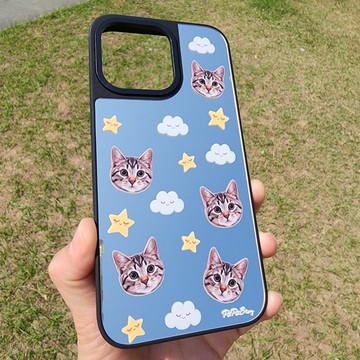客製化寵物似顏繪Sweet Dream鏡面手機殼 (MagSafe) iPhone電話殼